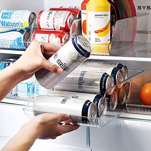 NC kuhinjska kutija za čuvanje frižidera, limenka na izvlačenje, kutija za čuvanje flaša za piće i sortiranje, Visokoprozirna kutija za odlaganje