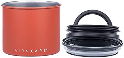 AirScape kanister za kafu od nerđajućeg čelika & amp; Scoop Bundle - posuda za skladištenje hrane - patentirani hermetički zatvoreni poklopac izbacuje višak vazduha - očuvajte svežinu hrane