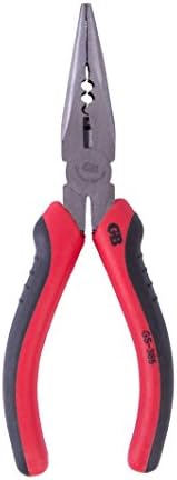 Gardner Bender GS-385 električni kliješta za dugi nos, rezač & Krimper, čvrsta & amp; Nasukana žica, 14-16 AWG, ručni alat, 6½ in, crven