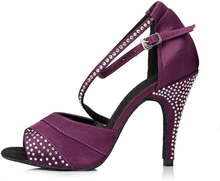 AoQunfs ženske otvorene cipele sa latino plesnim cipelama Salsa Ballroom performanse Plesne cipele, model