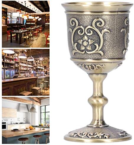 Oumefar Pehar, Retro Čaša Za Vino Vintage Pehar Metalni Reljefni Evropski Kraljevski Kalež Viski Piće Potrepštine