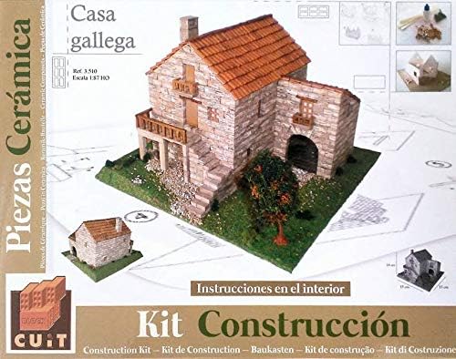 Cuit Ceramički građevinski komplet, tradicionalna galicijska kuća