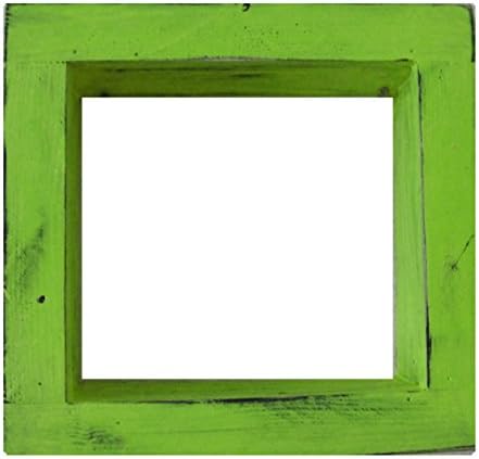 Kvadratna rezišta / drvena sjena zaslona - 6 x 6 - Lipe Green - ukrasna povratila nevoljenu
