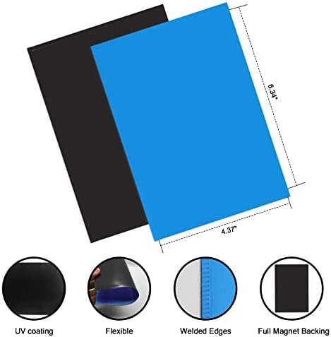 Chunniao plavi magnetski okvir za slike 4x6 za hladnjak 10 pakovanja, foto magneti rukavi