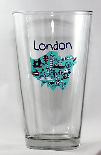 London England Pub Glass Beer Mug