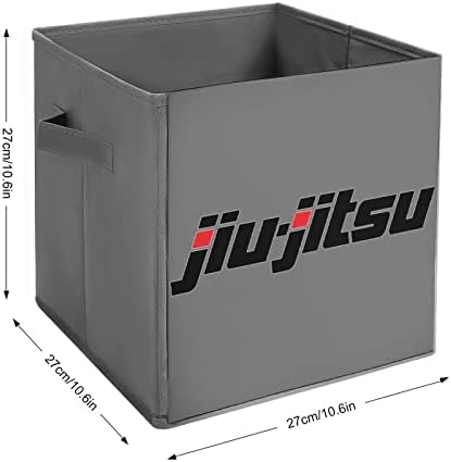 Jiu Jitsu Sklopiva tkanina za skladištenje kutija za pohranu 11 inča Sklopivi kante za pohranu s ručkama