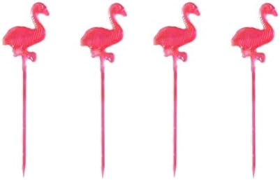 Doitool Fruit Picks 50kom Fruit Picks Creative Animal Cartoon Flamingo oblik hrane Fruit Picks Cupcake Toppers DIY desert dekoracija