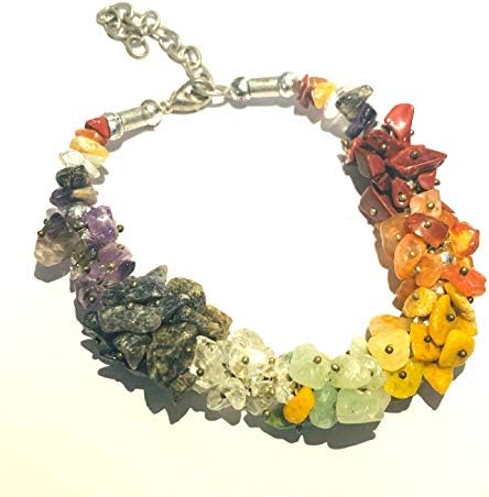 CrystalmAllcle Chakra Gemstone narukvica Crystal Bealing Muškarci Žene Poklon modni nakit Ručno