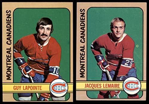 1972-73 Topps Montreal Canadiens u blizini Team Set Montreal Canadiens VG + CanaDiens