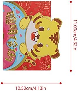 Dječiji novčanik kineske Nove godine crvene koverte: 18 komada kineske 2022. godine Hong Bao Crvene pakete