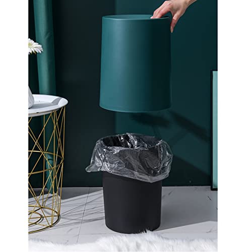 Ataay Carbage limenke kante za smeće može smeće može kućni kante za smeće moderne light limenke bez pokrivanja velikog kapaciteta / plave boje