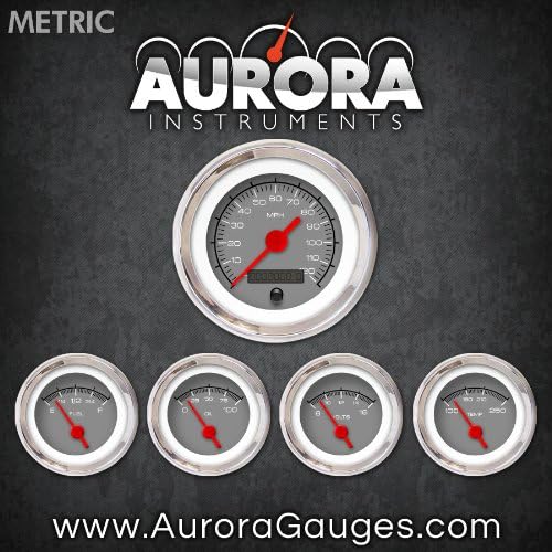 Aurora Instruments 4771 Competition Siva Metrička Set Od 5 Kalibra