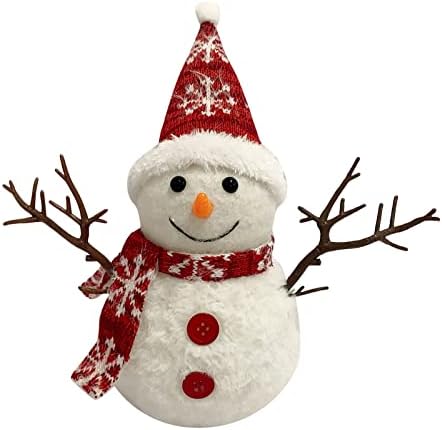 Božićni užareni lutka ukrasi snjegović užaren LED lakim svjetlom zimske praznične zabave Početna