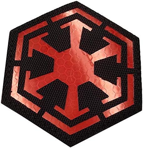 2 Pack IR infracrveni reflektivni jedi Naručite Logo Patch - Jedi vitez Imperial Galactic Carmes - Kuka i petlje Pričvršćivač Taktički vojni morati Abmenke Grgle značke