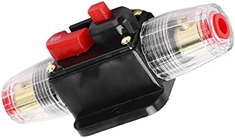 HIFASI krug prekidač prekidač za prekidač Crveni bakar fenolni plastični preselac osigurača zaštitnika za audio sistem automobila