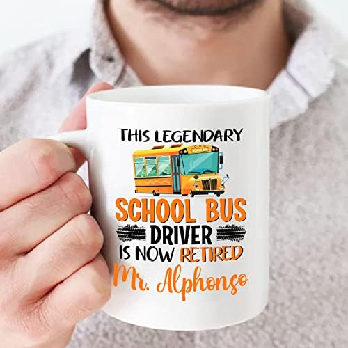 Ovaj Legendarni Vozač Školskog Autobusa Je Sada Penzionisani Putni Šolje Za Kafu Pokloni Za Muškarce