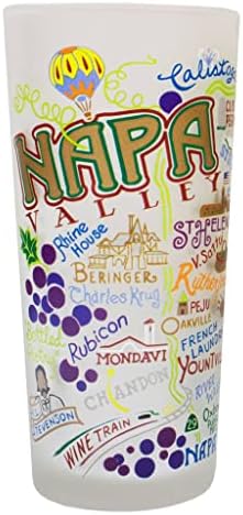 Catstudio Napa Valley čaša za piće | umjetnička djela inspirisana geografijom štampana na mat šoljici