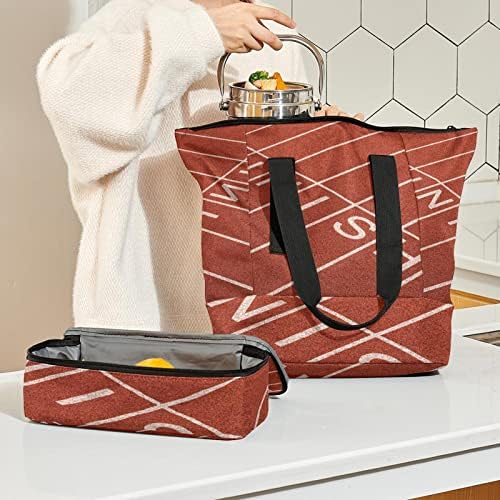 Tbouobt tote torba izolovana kutija za ručak za žene, Radna torba, putna torba, set torbi za piknik,