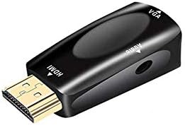HDMI do VGA adapterska ekran Digital na analogni video audio Converter kabel HDMI VGA priključak za Xbox PS4 PC TV kutiju, crna, bez audio kabla