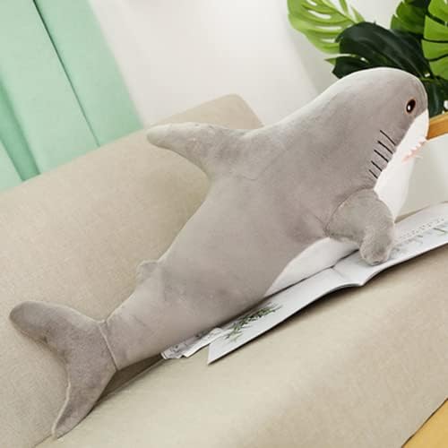 Veliki morski pas plišani jastuk, mekani igrač morskog psa, plišani jastuk morskog pjka za djecu, smiješni