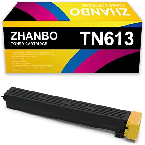 ZHANBO A0TM230 prerađeni Žuti Toner kertridž TN613Y 30.000 stranica zamena za Konica Minolta BizHub C452 C552 C552DS C652 C652DS štampače