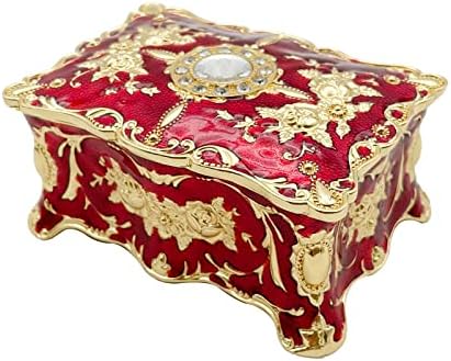 YGFRSTO Retro kutija za nakit dekorativna kutija za organizatore nakita Travel Portable za