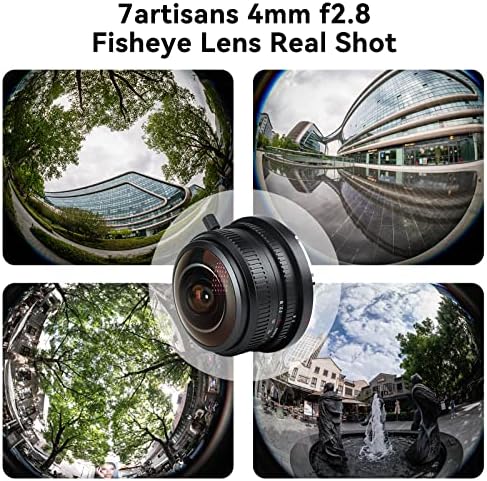 7 zanatlija 4mm F2.8 Fisheye Ultra širokougaoni objektiv ručni fokus Prime objektiv kompatibilan