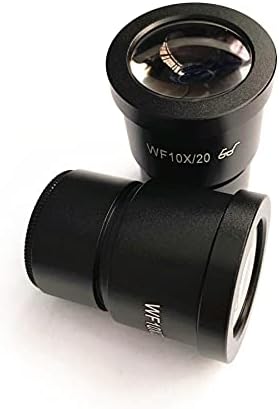 GUOSHUCHE 2 kom okular širokog polja WF10X 20mm mikroskop širokougaoni okular 30mm interfejs za montažu okular za Stereo mikroskop za prirodno posmatranje/inspekciju delova