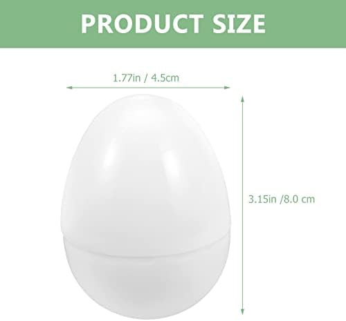 Ipetboom 16kom neispunjena uskršnja jaja prazna Plastična uskršnja jaja bijela prazna jaja igračke za iznenađenje