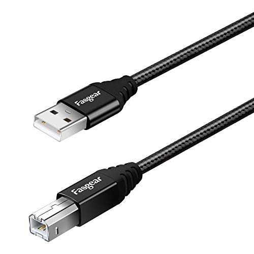 FASGEAR USB B 2.0 printeri: USB A do B Cord skenera USB 2.0 Najlonska pletenica Kabel za štampač