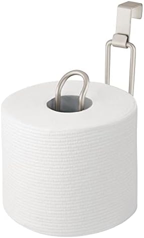 Mdesign Metal preko rezervoara za tamne toaletni nosač papira Raspršivač papira i rezervi za kupaonicu Skladištenje