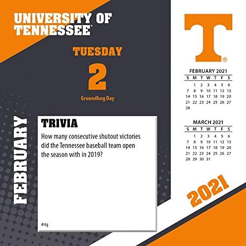 TURNER Sports Tennessee volonteri 2021 Box kalendar