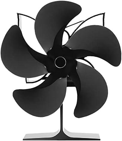 YYYSHOPP termoenergetska peć za kamin ventilator za grijanje Crni kamin ventilator za grijanje siguran kućni kamin ventilator efikasna distribucija topline