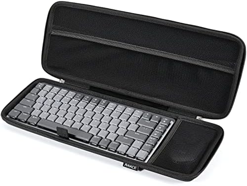 Raiace hard storage Case kompatibilan sa Logitech MX Keys Mini mehanička bežična osvetljena tastatura za performanse. - Crna