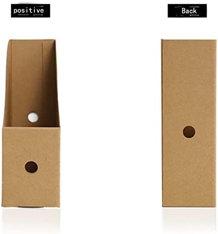 TAUFE file Box držač za časopise kutija za organizatore, ladica Kraft papir držač datoteka Kancelarijski materijal