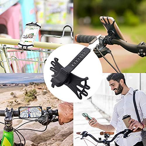 Nosač za telefon za bicikle, 2 paketa univerzalni nosač za telefon za motocikle , 360° Podesivi držač za telefon