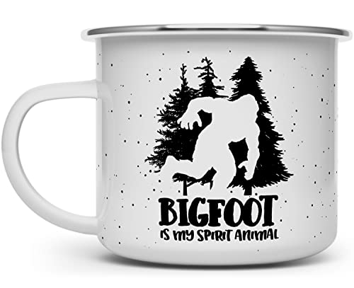 Sasquatch Lover campfire šolja za kafu, poklon prirode za kampovanje na otvorenom, Bigfoot je moja čaša za