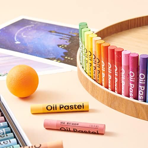 Set ulja Kaco Kalor, 24 vibrantne boje meke pastele nafte za umjetnike opskrbljuju slikarski komplet