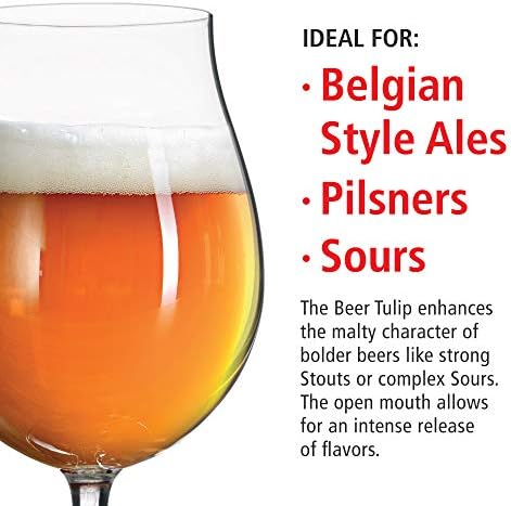 Spiegelau Beer Classics Tulip naočare, Set od 4, kristal bez olova evropske proizvodnje, moderne