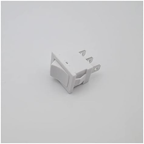 Goofy prekidač prekidača 5kom otpornost na visoke Temperature 3-pinski 6a 250V AC 21 * 15mm prekidač sa Bijelim Dugmetom uključen 21x15 dugme za uključivanje Mini klackalica