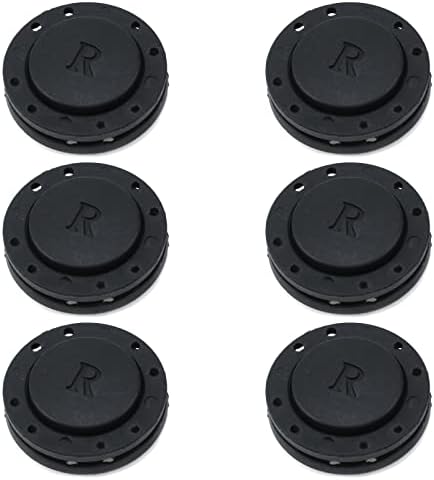 Mewutal 12pcs magnetske odjeće tasteri crni skriveni kaput dugme najlonska vjetroelektrana za spavanje ogrtača za spavanje