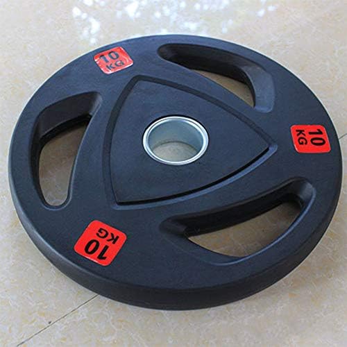 Olimpijski rubni gumeni disk 3 rupa prijenosna ploča za podizanje tegova 1 par narežite utezi, promjer rupe od 50 mm