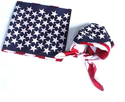 Američke zastave Američki zastava uzorak kućnog ljubimca trokuta saliva ručnik multifunkcionalni ovratnik šal štenad prerušiti se za kućne ljubimce za 4. juli ovratnik za kućni dekor ovratnik
