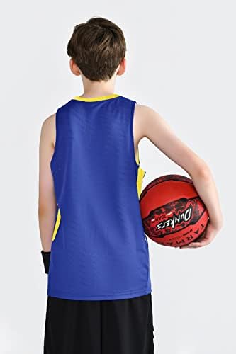 10 paket mladih dječaka reverzibilni Mesh Performance Atletski košarkaški Dresovi Blank Team uniforme za sportske borbe rasuti
