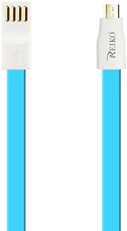 Reiko 7-inčni 8-pinski magnetno punjenje + Sinhronizirajte mikro USB kabl - maloprodajni paket-narandžasta