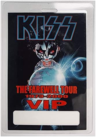 Kiss Tour Laminat Backstage Pass Farewell Tour VIP br. 001
