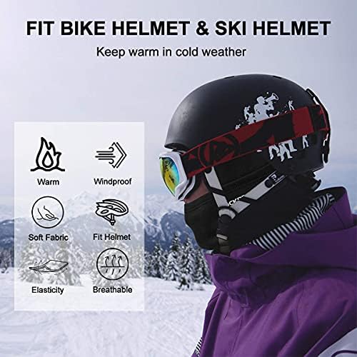 ROCKBROS Balaclava skijaška maska za hladno vrijeme za muškarce otporna na vjetar termo zimska