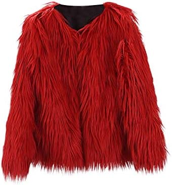 Zhichuang Girls Faux-krzna jakna kaput zimski snijeg debela topla modna cool odjeća 2-10 godina