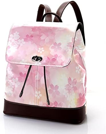 VBFOFBV putni ruksak, ruksak za laptop za žene muškarci, modni ruksak, ružičasti cvjetovi cvijeće opruga