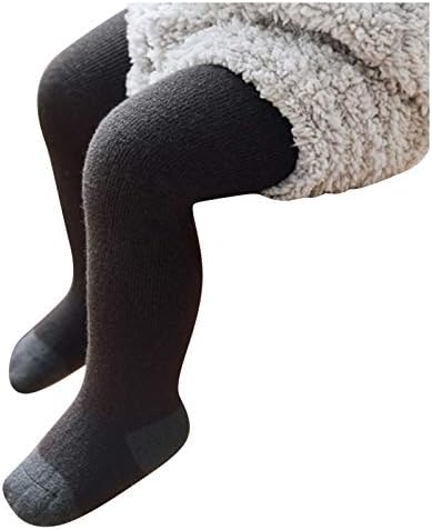 Fleece toplinske gamaše Djevojke zadebljane zimske obloge duge djece za djece Dječje hlače Hlače
